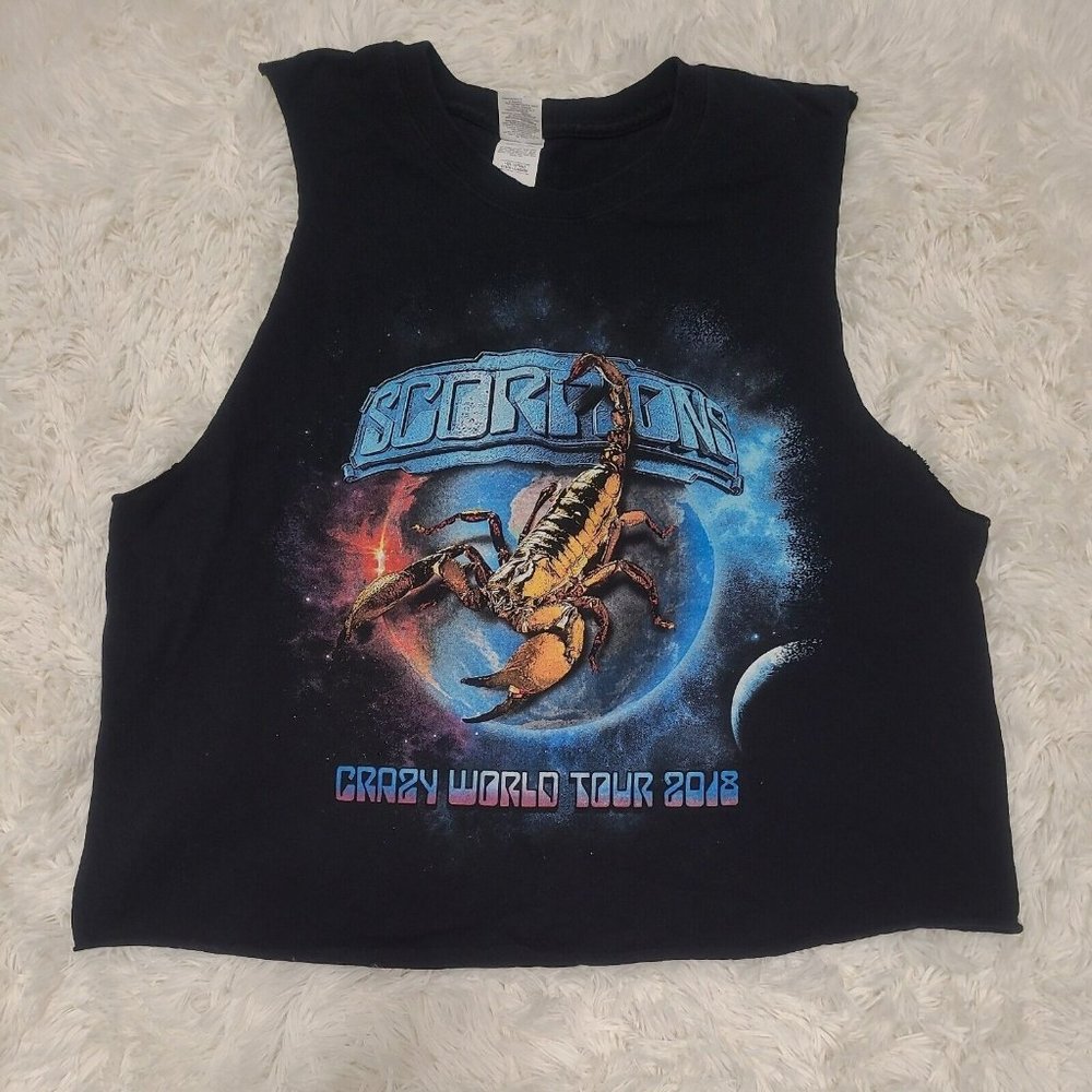 Scorpions Crazy World Shirt made into Tank Top 2018